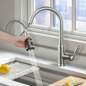 The water flow rate of the faucet becomes smaller. It is recommended to clean the faucet filter regularly.