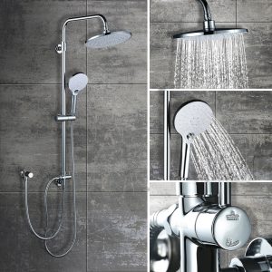 What are the materials of the shower?