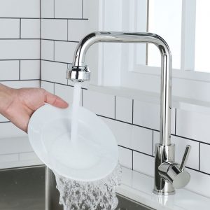 Water saving starts with a faucet
