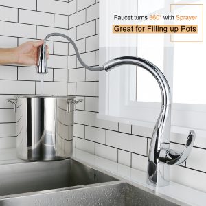 Cleaning method after faucet clogging