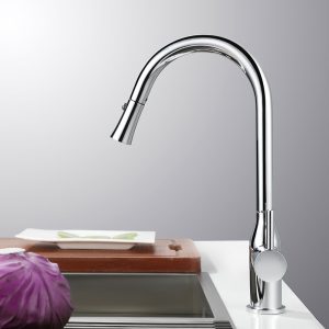 Pull Out Spray Kitchen Faucet Chrome