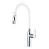5 White Kitchen Faucet With Pullout Spray 1