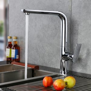 Kitchen Faucet Chrome 90 Degree