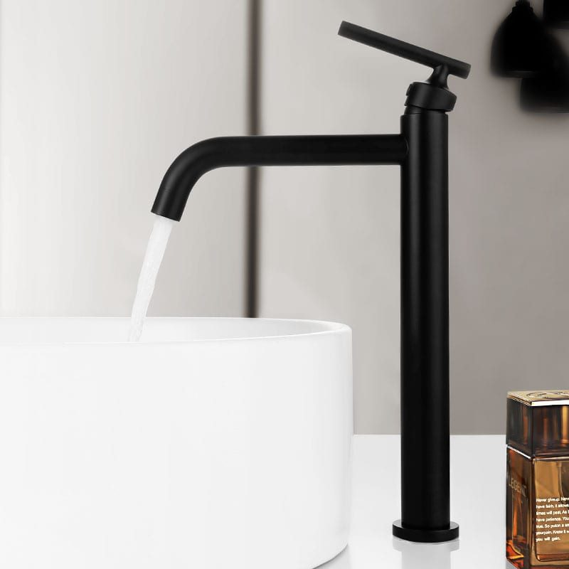 37 Black tall basin faucets