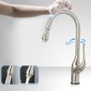 Touchless Kitchen Faucet Brushed Nickel Kitchen Faucet with Pull Down Sprayer Motion Sensor Sink Faucet 6