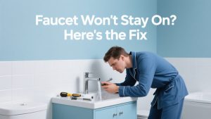 Faucet Won’t Stay On? Here’s the Fix
