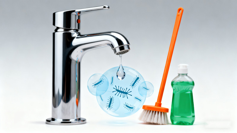 how to prevent bacteria growth in faucets