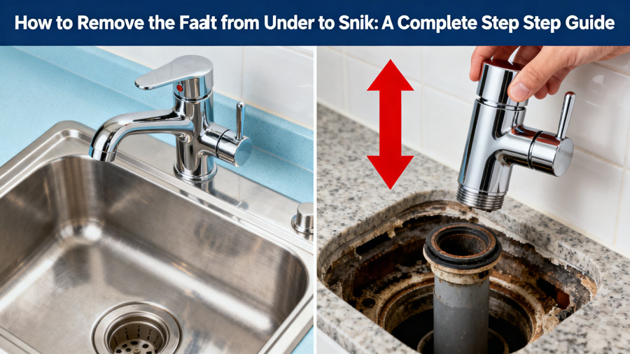 how to remove a faucet from under the sink