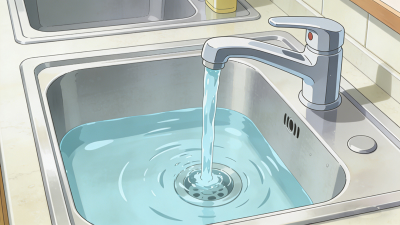 why your faucet drains slowly