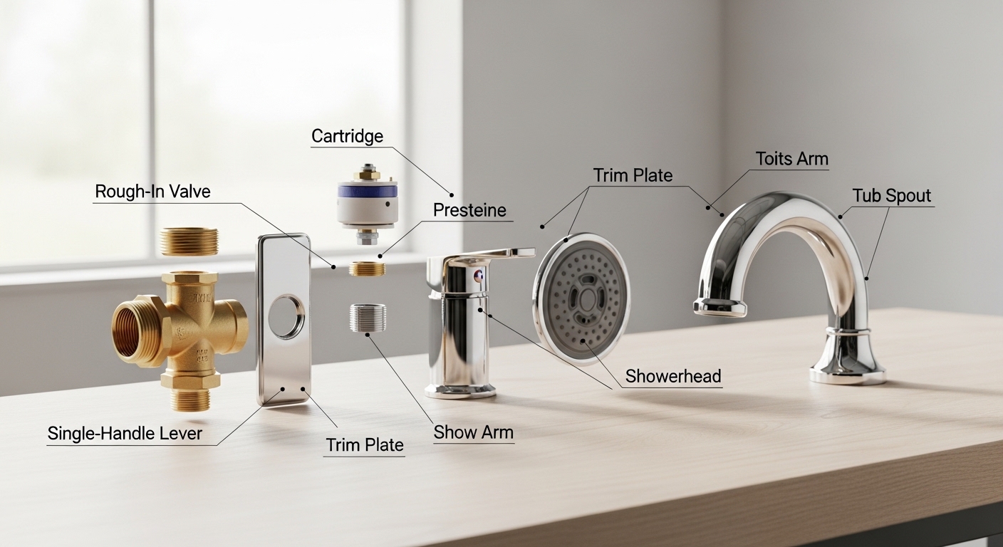 shower faucet set