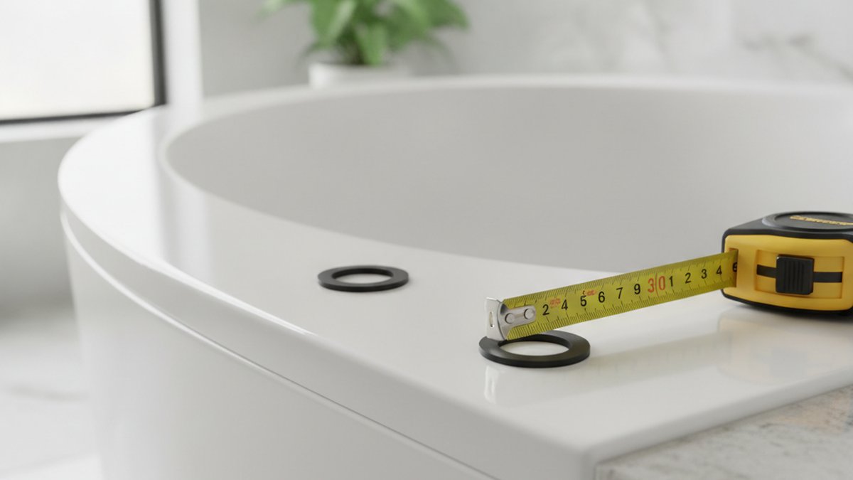 bath tap hole size uk
