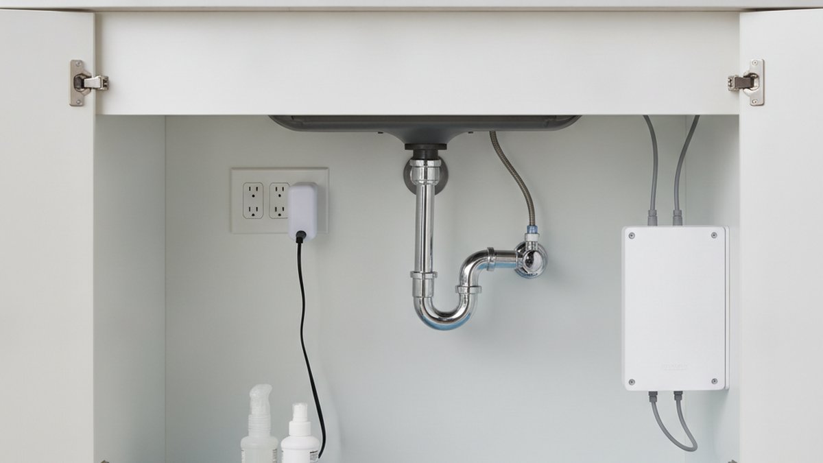 touchless faucet plug in